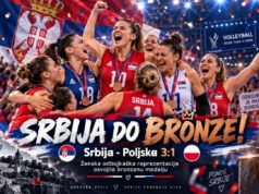 Ženska odbojkaška reprezentacija Srbije osvojila je bronzanu medalju na Evropskom prvenstvu nakon sjajne pobede protiv Poljske rezultatom 3:1.