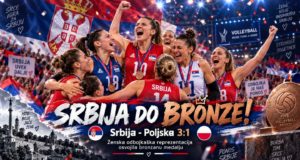 Ženska odbojkaška reprezentacija Srbije osvojila je bronzanu medalju na Evropskom prvenstvu nakon sjajne pobede protiv Poljske rezultatom 3:1.
