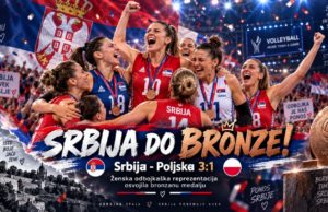 Ženska odbojkaška reprezentacija Srbije osvojila je bronzanu medalju na Evropskom prvenstvu nakon sjajne pobede protiv Poljske rezultatom 3:1.